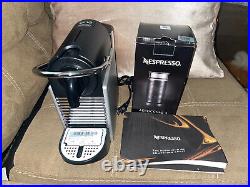 Nespresso Pixie & Aeroccino Espresso Coffee Machine, No Coffee Included, New