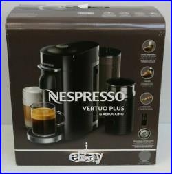 Nespresso Vertuo Plus Deluxe Coffee and Espresso Machine with Aeroccino SILVER
