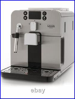 New Gaggia Brera Black Silver Automatic Bean To Cup Espresso Coffee Machine