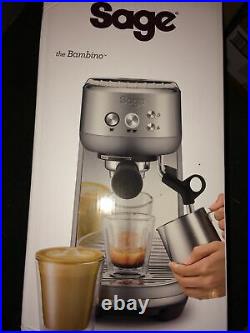 New Sage SES450BSS The Bambino Coffee Machine Stainless steel