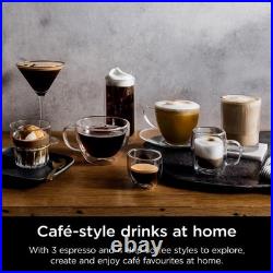 Ninja Luxe Premier 3-in-1 Coffee Machine, Latte, Cappuccino, Cold Brew & Espress
