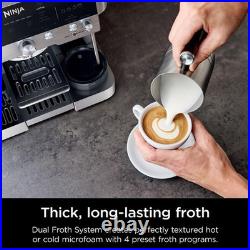 Ninja Luxe Premier 3-in-1 Coffee Machine, Latte, Cappuccino, Cold Brew & Espress