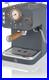 Nordic Espresso Coffee Machine 15 Bar Pressure Milk Frother 1.2L Retro Grey