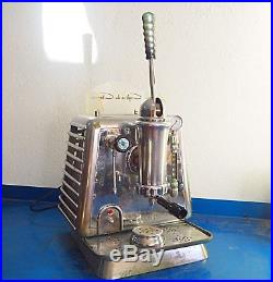 Old handhebel espressomaschine coffee lever machine, No Faema, Gaggia
