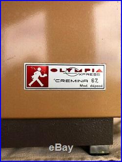 Olympia Express Cremina Espresso Machine mod 67 Coffee 120 v Free Shipping