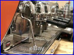 Orchestrale Etnica 3 Group Orange Espresso Coffee Machine Commercial Cafe