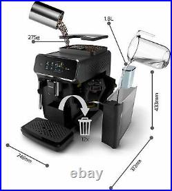 PHILIPS EP 2220/10 Panarello fully automatic coffee machine in black finish