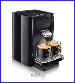 Pod Coffee Machine Black 2 Cups Intensity Select Maker Auto 1.2L Philips Senseo