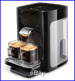 Pod Coffee Machine Black 2 Cups Intensity Select Maker Auto 1.2L Philips Senseo