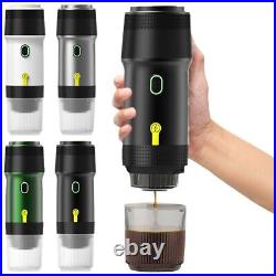 Portable Electric Coffee Maker Espresso Machine Car Coffee Capsules Travel