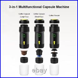 Portable Electric Coffee Maker Espresso Machine Car Coffee Capsules Travel