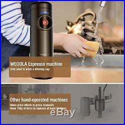 Portable Espresso Machine Boils Water Electric Coffee Maker Rechargeable Battery