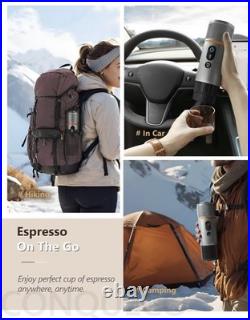 Portable Espresso Making Machine Rapid Heating Camping carry case CONQUECO 12v Portable Espresso Making Machine Rapid Heating Camping carry case CONQUECO 12v