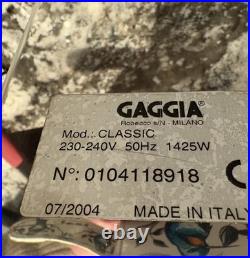 Pristine Gaggia Classic Espresso Coffee Machine Stainless Steel