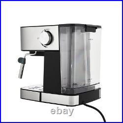 Pro 20 Bar Espresso Maker Barista Coffee Machine With Milk Frother Steamer Wand