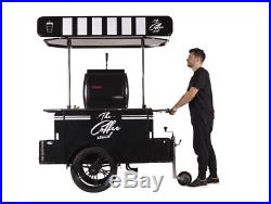 Professional Coffee Cart Astoria Espresso Machine Equipped Custom Made in EU