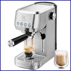 Professional Coffee Maker, Cappuccino and Latte Machine with Steam Milk Frother