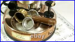 RARE Elektra S1 copper brass spring espresso machine coffee FULL ACCESSORIES