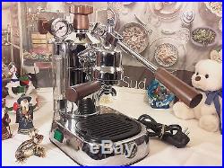RARE La Pavoni Professional PHL chrome wood espresso lever machine lever coffee