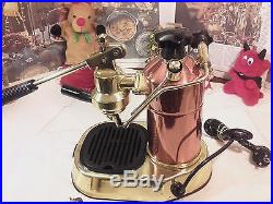 RARE La Pavoni Professional PRG COPPER BRASS espresso lever machine lever coffee