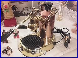 RARE La Pavoni Professional PRG COPPER GOLD espresso lever machine lever coffee