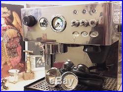 RARE Lapavoni la pavoni DOMUS BAR DMB stainless espresso machine coffee grinder