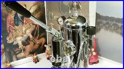 RARE Zacconi Riviera CHROME brass SPRING coffee lever espresso machine italy