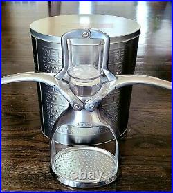 ROK Manual Espresso Coffee Press Maker Machine With Frother Accessories & Tin