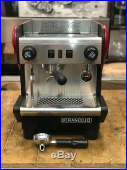Rancilio S24 1 Group Red Espresso Coffee Machine Restaurant Cafe Barista Latte