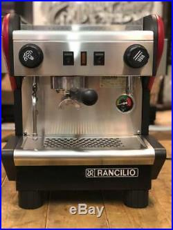 Rancilio S24 1 Group Red Espresso Coffee Machine Restaurant Cafe Barista Latte