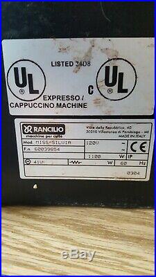Rancilio Silvia Espresso/ Cappuccino Coffee Machine Stainless Steel