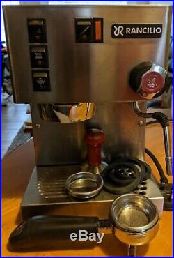 Rancilio Silvia Espresso Coffee Machine with tamper