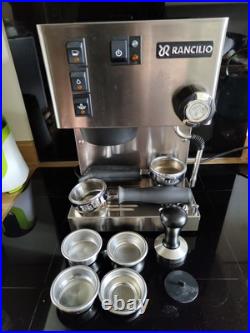 Rancilio Silvia V6 Coffee Machine Silver Espresso Bottomless Ims Vst Baskets