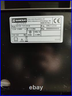 Rancilio Silvia V6 Coffee Machine Silver Espresso Bottomless Ims Vst Baskets