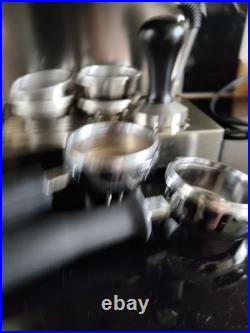 Rancilio Silvia V6 Coffee Machine Silver Espresso Bottomless Ims Vst Baskets