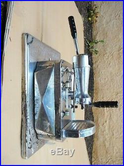 Rare Vintage wall-mounted lever coffee espresso machine handhebel, No faema
