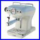 Retro Espresso Coffee Machine with Milk Frother, Vintage Blue, Ariete 1389/15