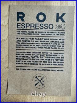 Rok Espresso GC Manual Coffee Maker Rok Espresso GC Manual Coffee Maker