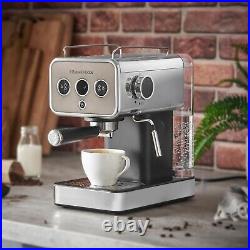 Russell Hobbs Distinctions Espresso Coffee Machine, 15 Bar Pump Pressure + Milk