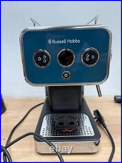 Russell Hobbs Distinctions Ocean Blue Espresso Coffee Machine