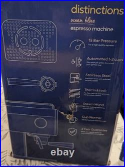 Russell Hobbs Distinctions Ocean Blue Espresso Coffee Machine