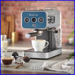 Russell Hobbs Distinctions Ocean Blue Espresso Coffee Machine