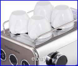 Russell Hobbs Distinctions Titanium Espresso Coffee Machine Russell Hobbs Distinctions Titanium Espresso Coffee Machine