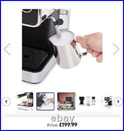 Russell Hobbs Espresso Machine Distinctions 15 Bar Pressure & Milk Frother Black