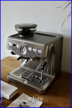 SAGE Barista Express BES875UK Bean to Cup Coffee Machine Brushed steel