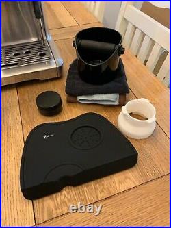 SAGE Barista Express BES875UK Bean to Cup Coffee Machine (silver) plus extras