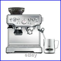 SAGE Barista Express BES875UK Espresso Coffee Machine & Milk Jug Stainless Steel