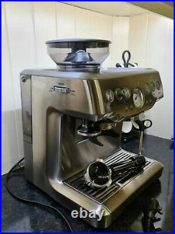 SAGE Barista Express Bean to Cup Coffee Machine -BES875 BSS / Silver