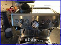SAGE The Barista Express 1850W Espresso Coffee Machine In Stainless Steel Silver