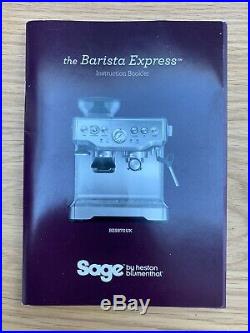 SAGE The Barista Express Coffee Machine amazing machine